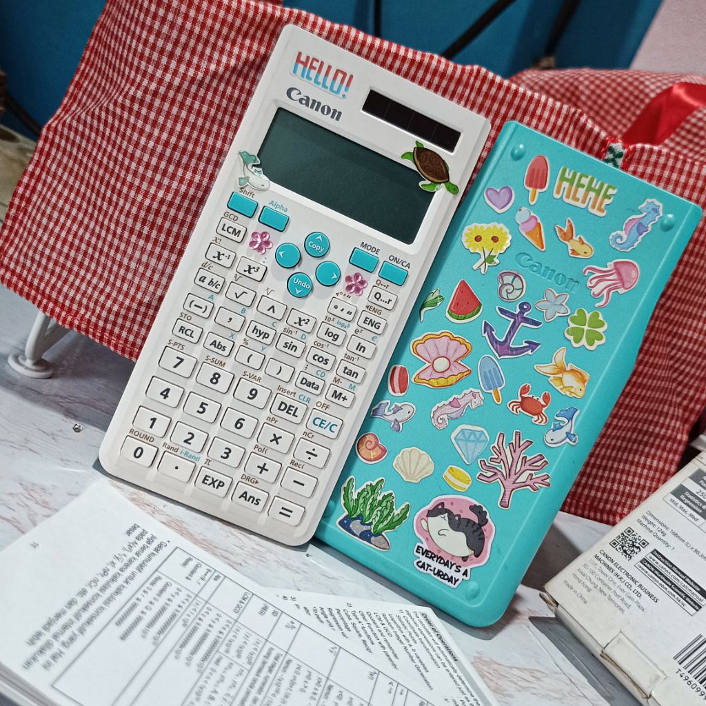Preloved kalkulator Canon F715SG calculator scientific second