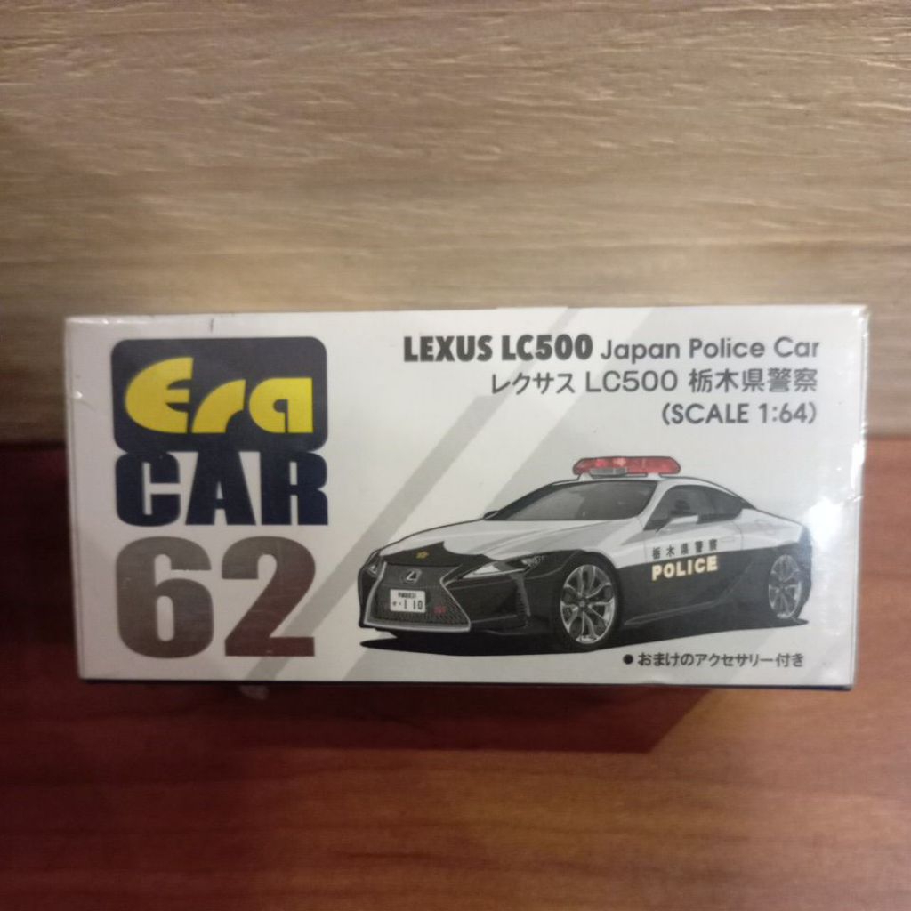 ERA CAR 62 LEXUS LC500 JAPAN POLICE CAR (SCALE 1:64)