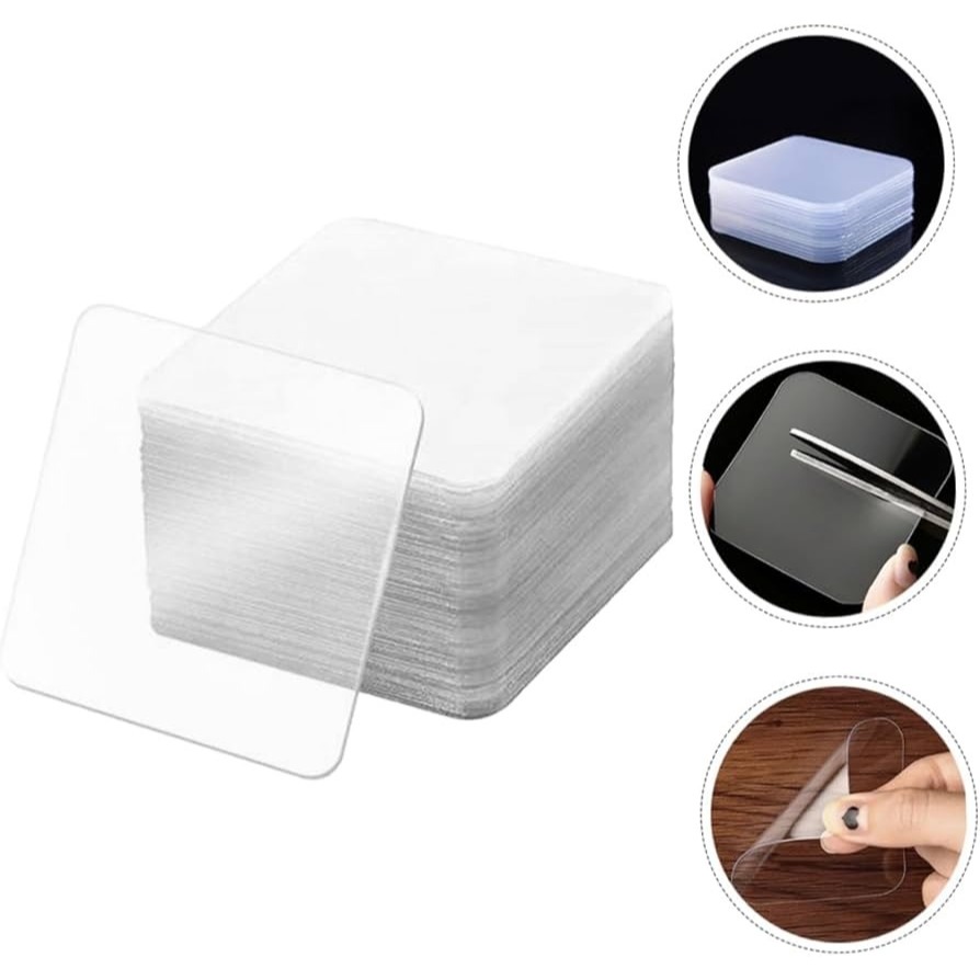 Tape PAPAN Double Side Tape Bening NANO TAPE Lem Super Kuat