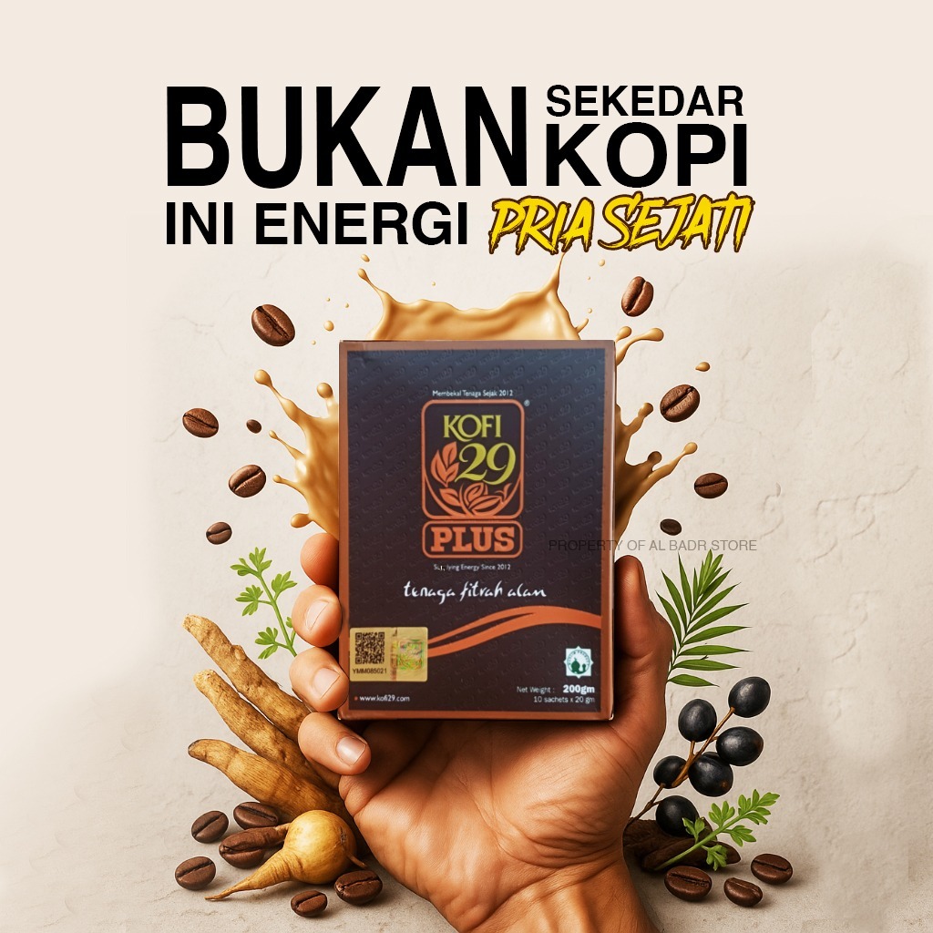 Kofi 29 plus isi 10 Sachet free 1 Sachet