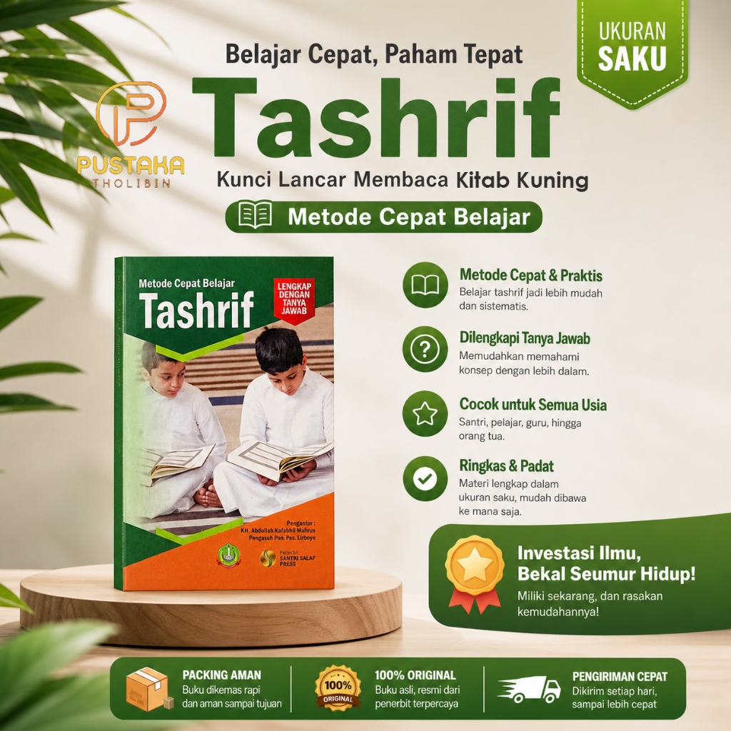 Metode cepat belajar tashrif  / Ilmu shorof / lirboyo press Original