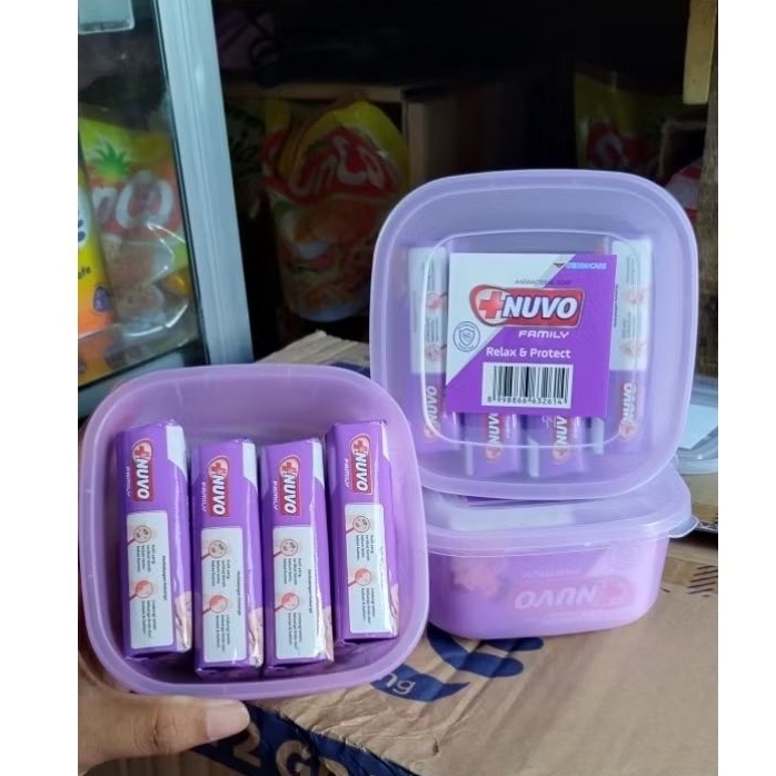 sabun mandi Nuvo 4pcs free tepak