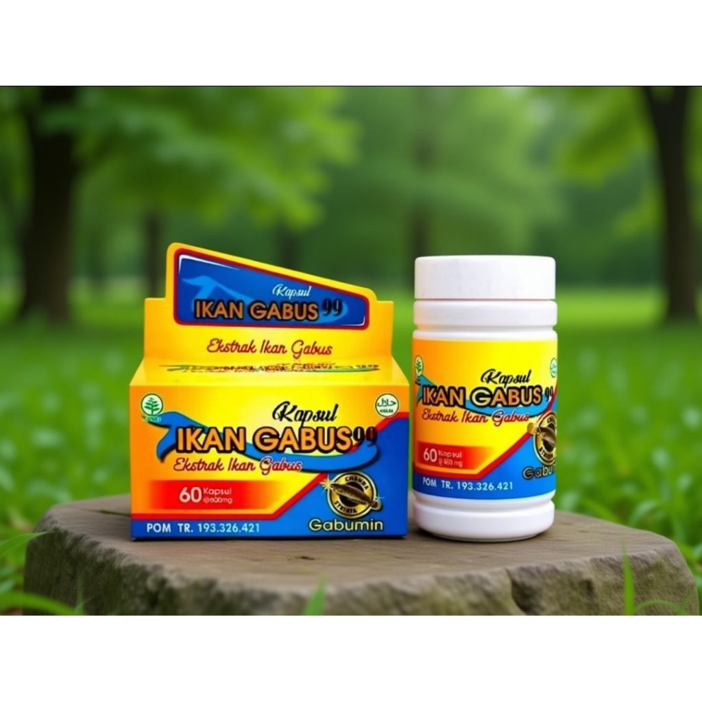 herbal ikan gabus kapsul