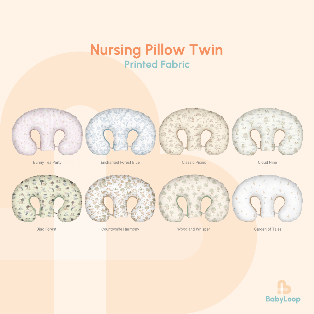 Bantal Menyusui - Nursing Pillow Twin - Baby Loop