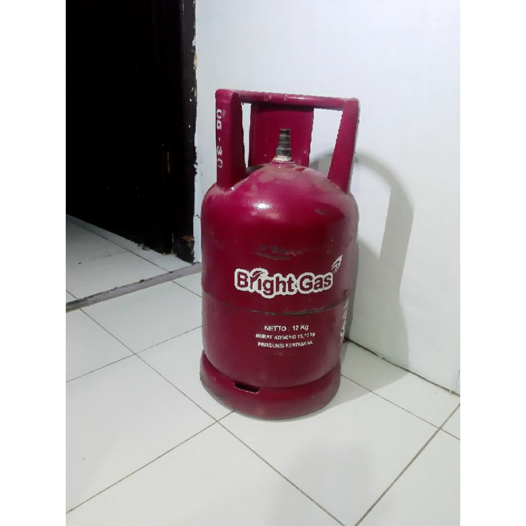 Tabung Gas Bright 12 Kg Kosongan - Praktis, Bisa Diisi Ulang, Pengiriman Cepat
