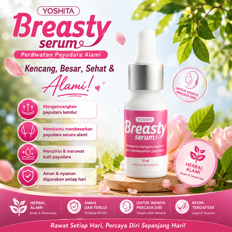Yoshita Breasty Serum Prawatan Payudara BPOM