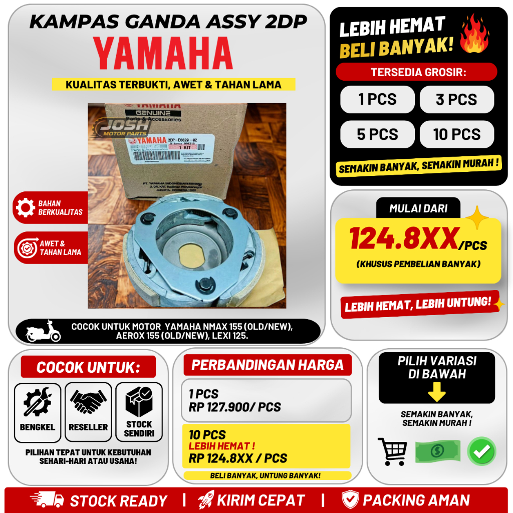 Kampas Ganda Kopling ASSY SET NMax 2DP