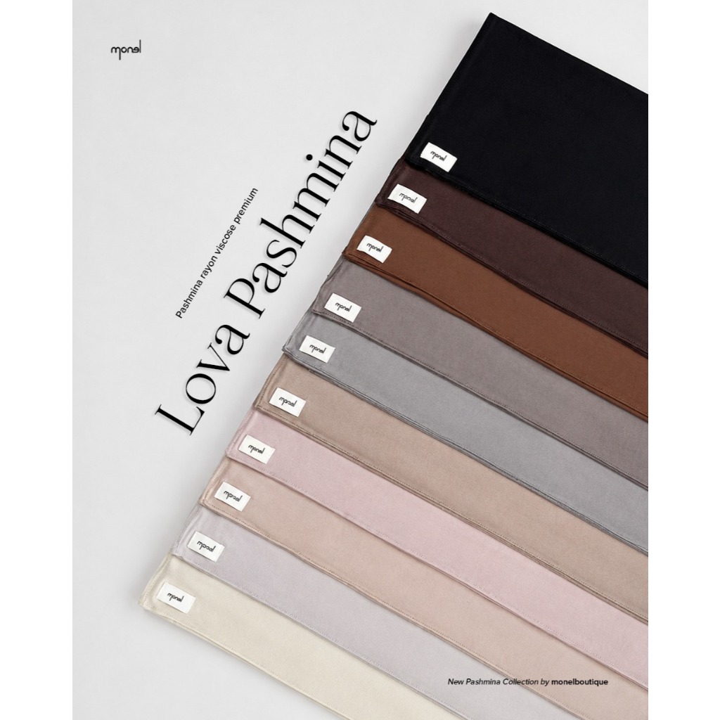 Monel - Hijab Pashmina - LOVA PASHMINA