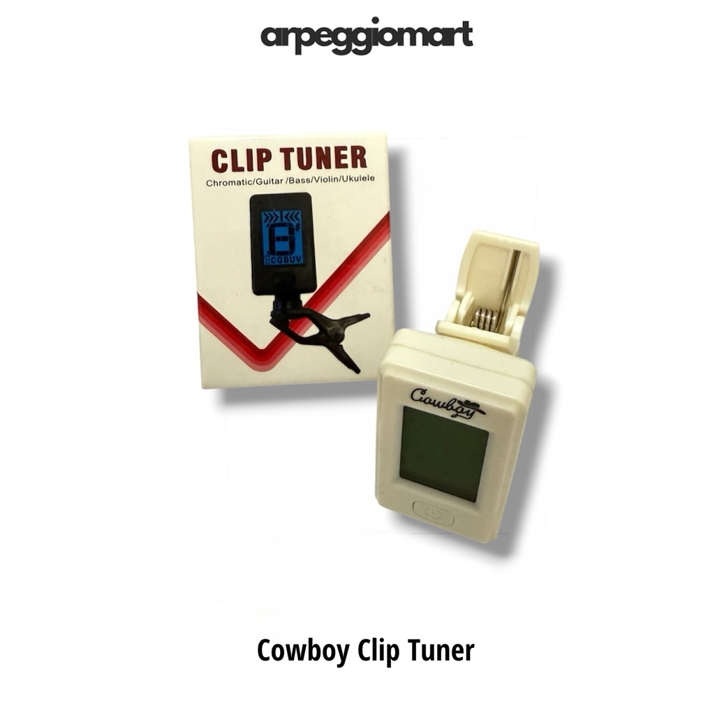 Clip Tuner Gitar Cowboy/Tuner Jepit/Digital Tuner