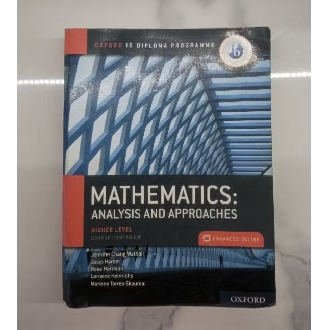 Oxford IB Diploma Programme Mathematics Analysis and approaches Higher Level Preloved