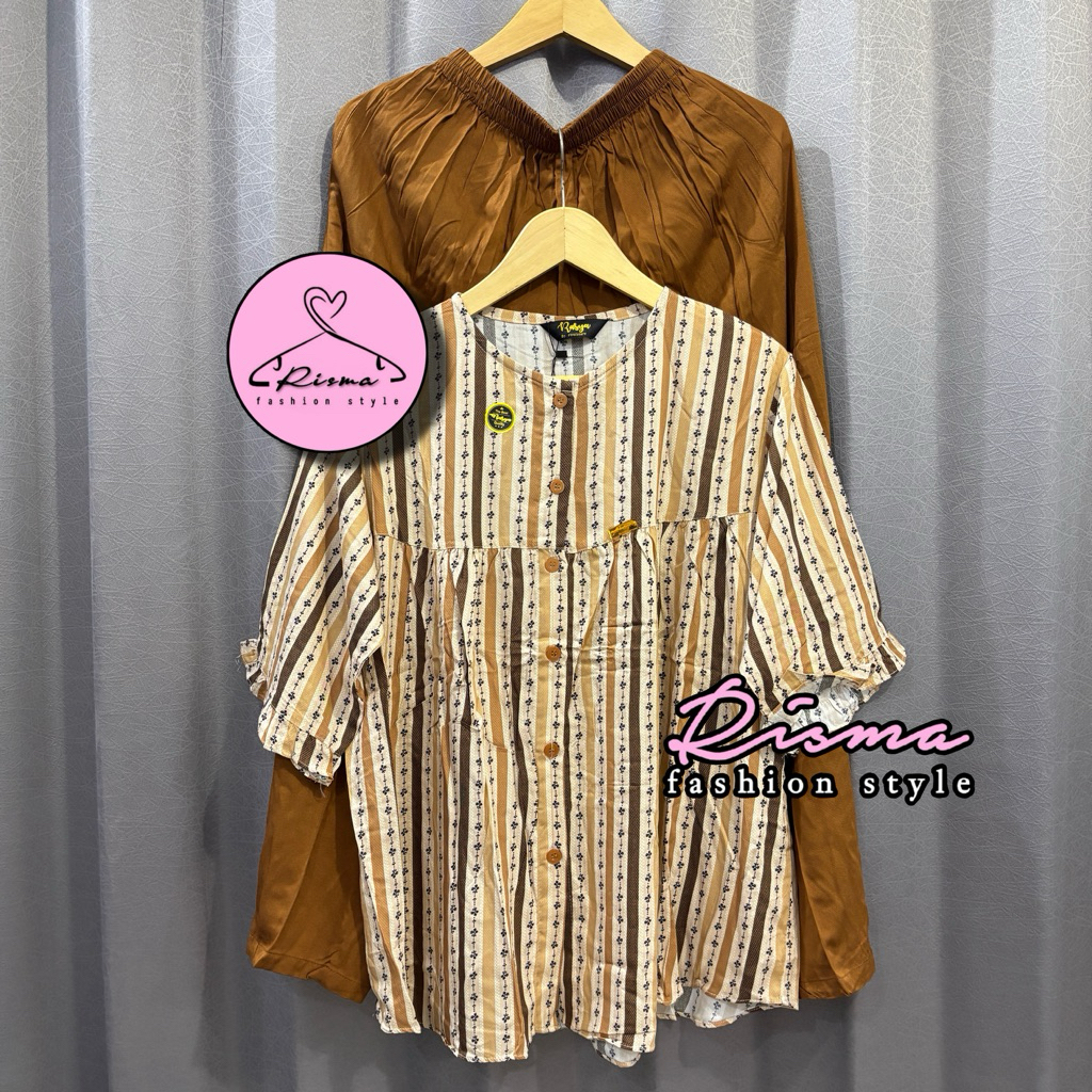 Setelan Rayon Naura CP pendek Bahan Rayon Twill Premium Motif Bunga Model Baru