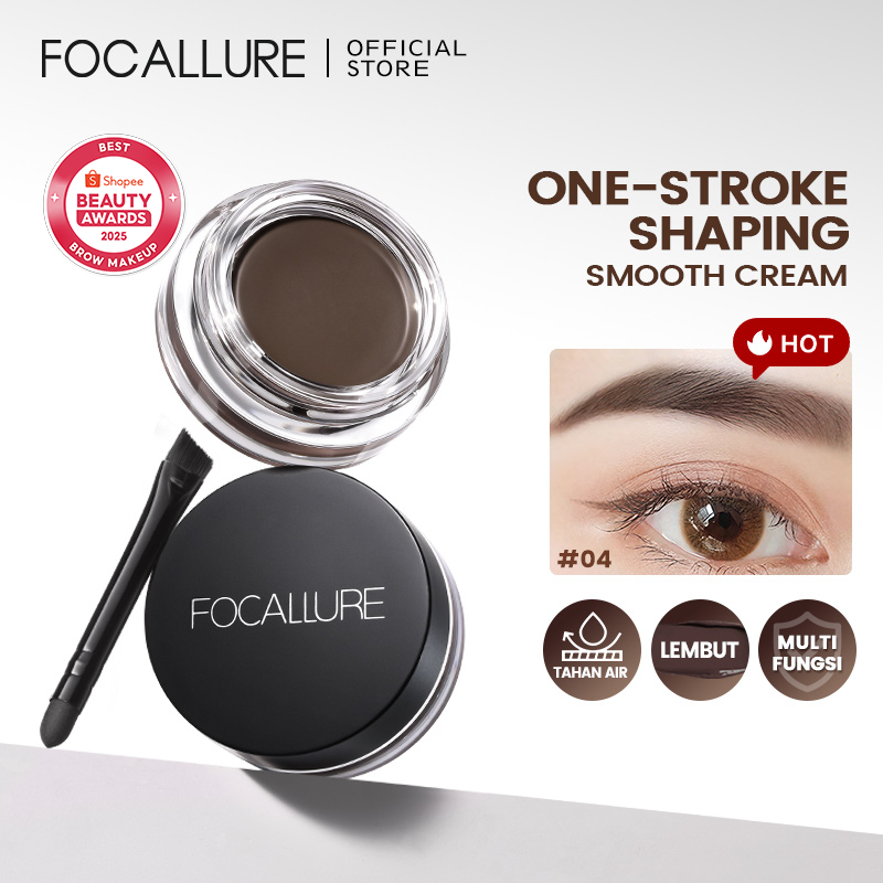 FOCALLURE Waterproof Eyebrow Gel Alis Cream-kosmetik Mata