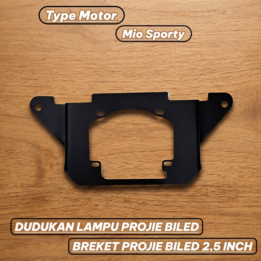 Breket Biled dudukan lampu biled 2,5 inch motor Mio Sporty