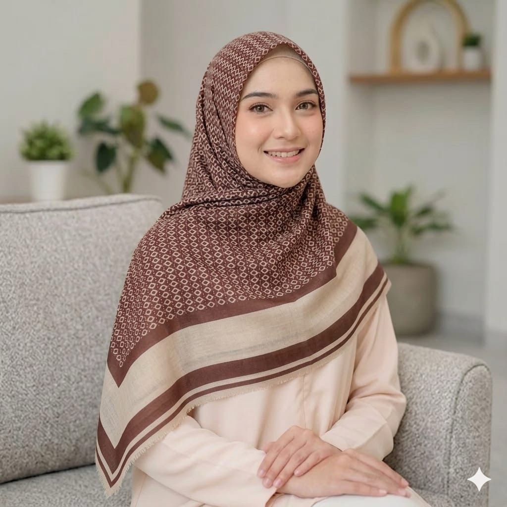 Segi Empat Motif Bunga Malay Motif Bunga Kecil Seragaman