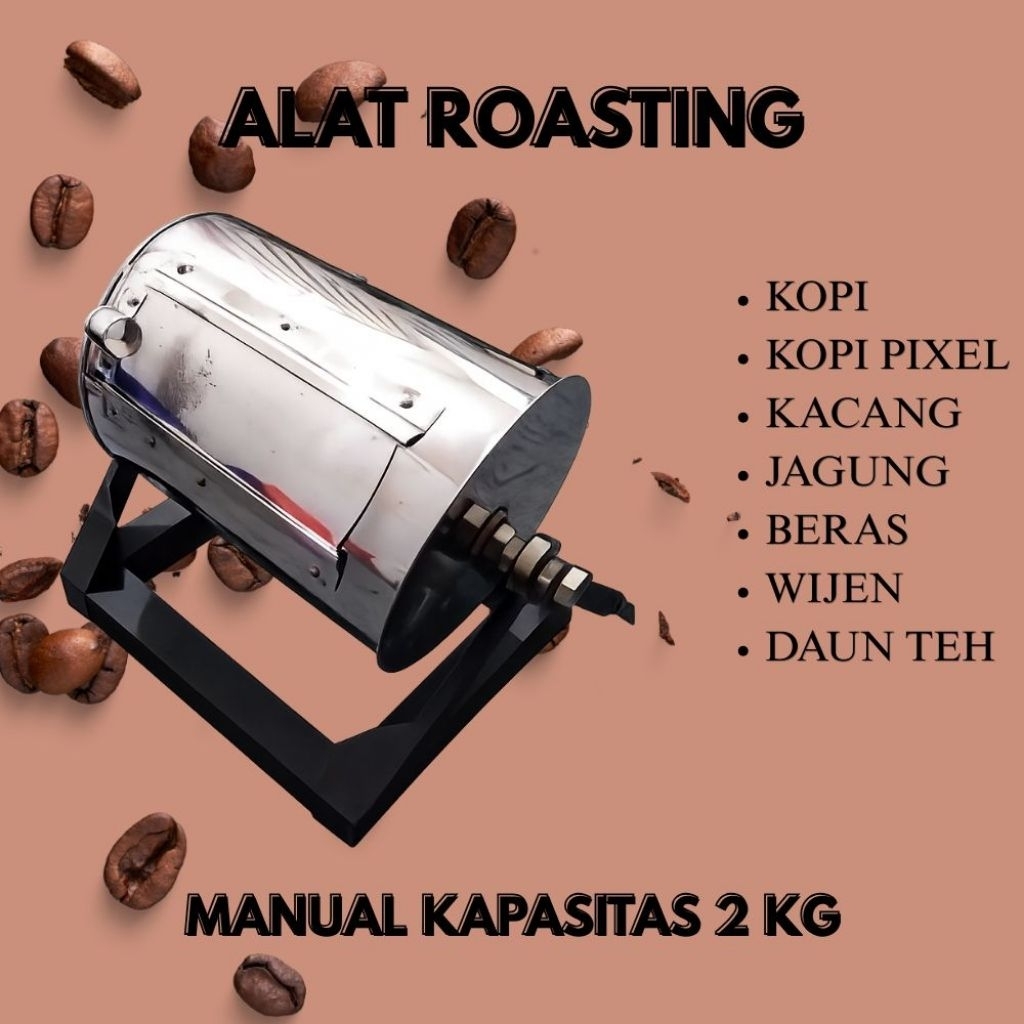 Alat Roasting Coffee Manual Kapasitas 2KG - Termurah