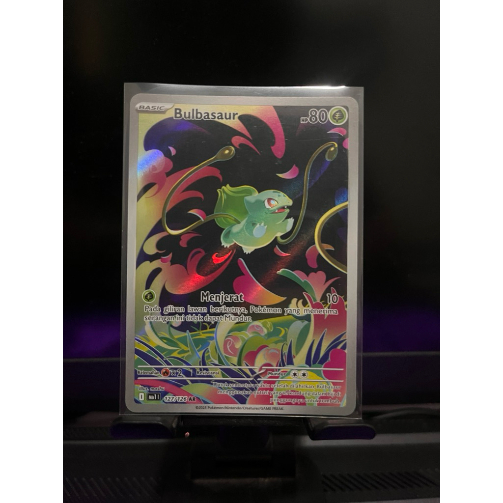 Bulbasaur AR kartu pokemon