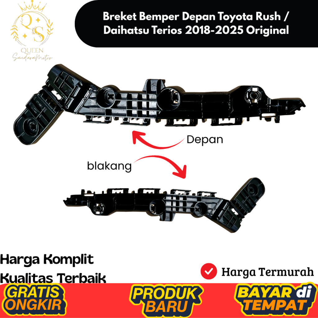 Breket Bemper Depan Toyota Rush / Daihatsu Terios 2018-2025 Original
