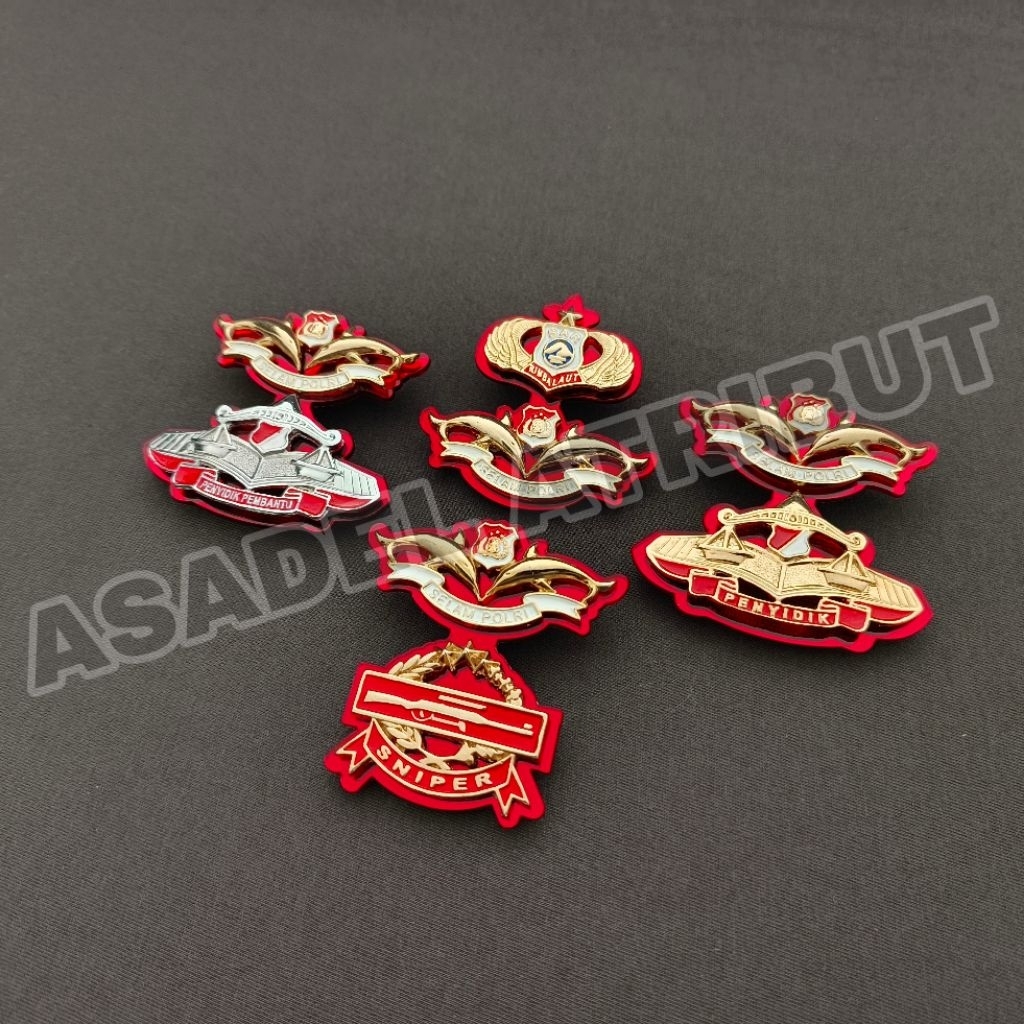 PIN GABUNG POLRI / PIN SAMBUNG POLRI / PIN SUSUN POLRI / BREVET SUSUN POLRI / BREVET GABUNG POLRI / 