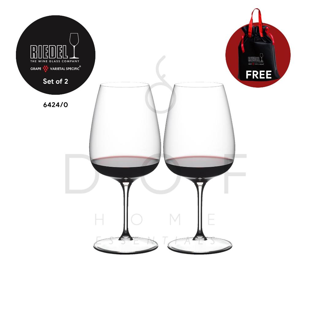 GELAS RED WINE GRAPE@RIEDEL CABERNET/MERLOT/COCKTAIL PACK OF 2 PCS | GELAS WINE KRISTAL PREMIUM