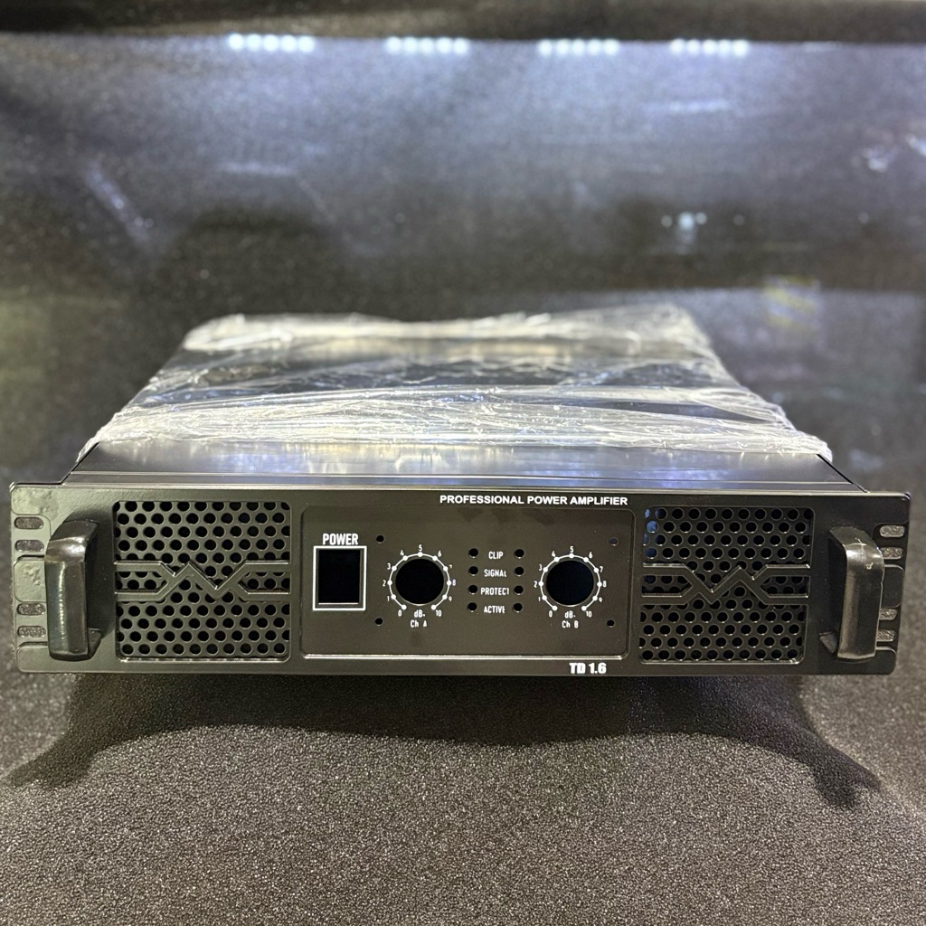box power amplifier 2u TD 1.6 csh + aksesoris