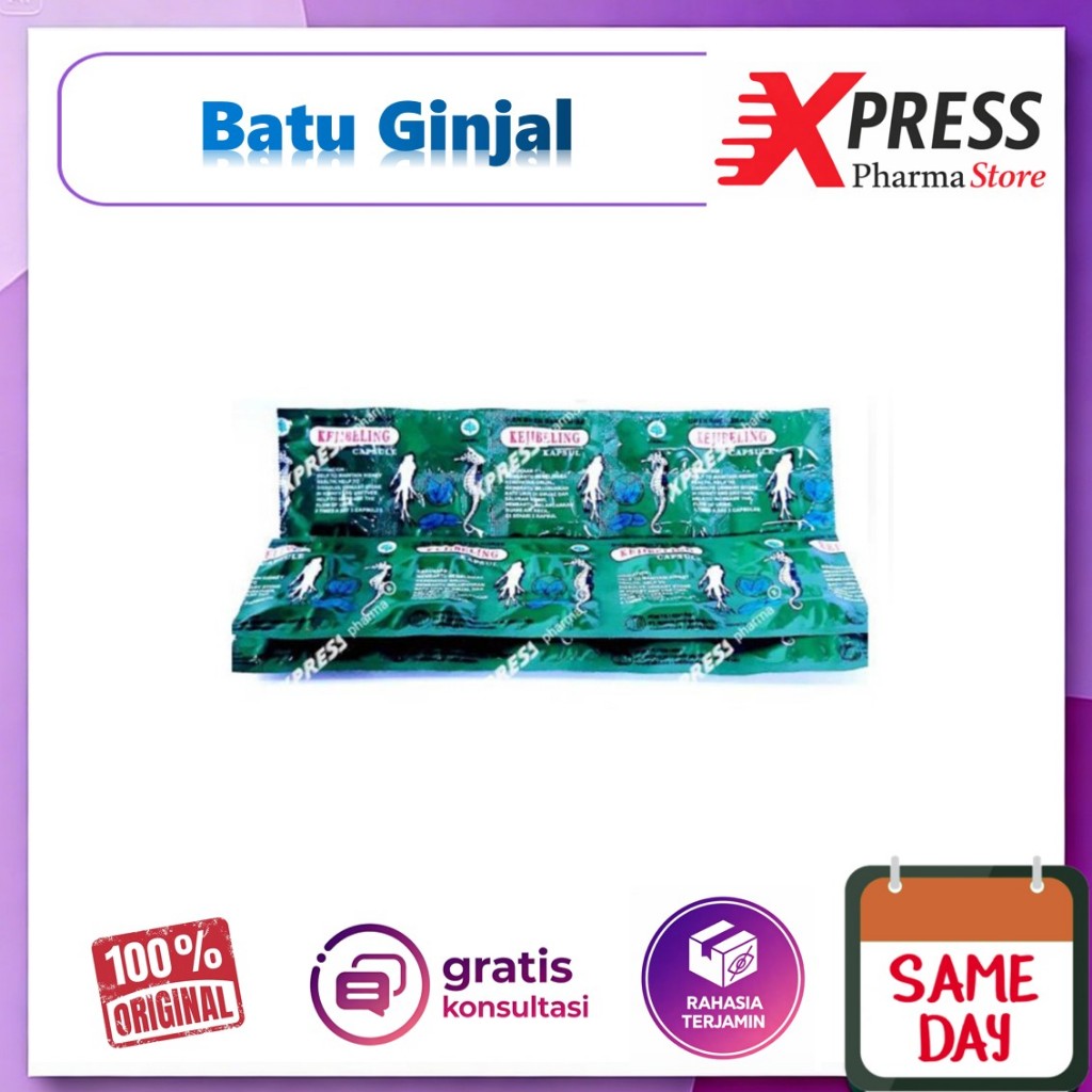 XPRESS  Kejibeling STRIP Kapsul Keji Beling Sea Horse Seahorse Kuda Laut Ghensen Genshen Ghenshen