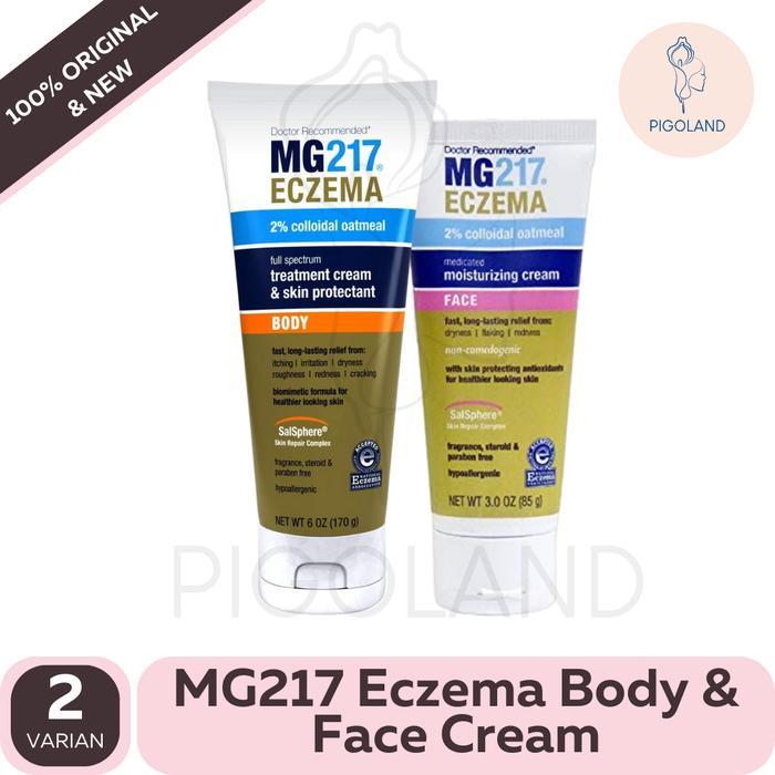 MG217 MG 217 Eczema Body Cream Face Moisturizing 2% Colloidal Oatmeal