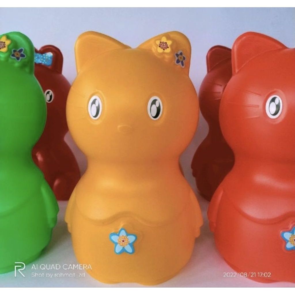 CELENGAN PLASTIK BONI KITTY || CELENGAN PLASTIK KARAKTER