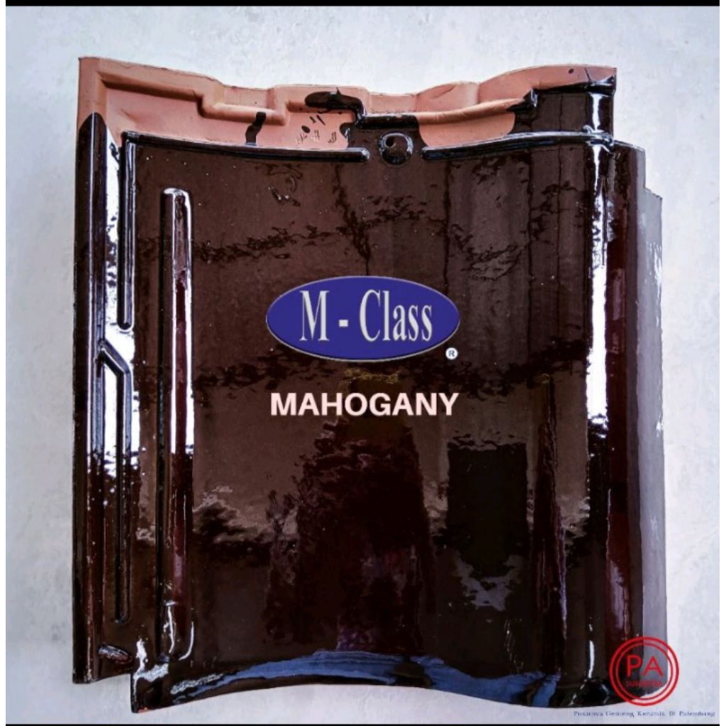 genteng keramik m class mahogany kw 1