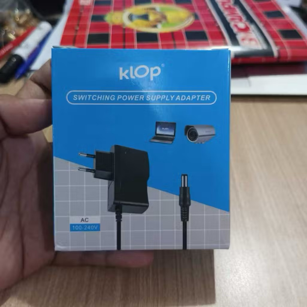 ADAPTOR 12V 1A KLOP , 12volt 1amper KLOP