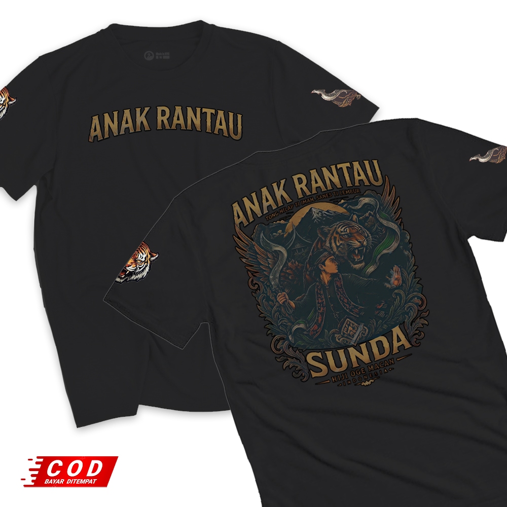 mpdistro Kaos terbaru motif ANAK RANTAU SUNDA SILIWANGI//kaos keren terbaru 30s