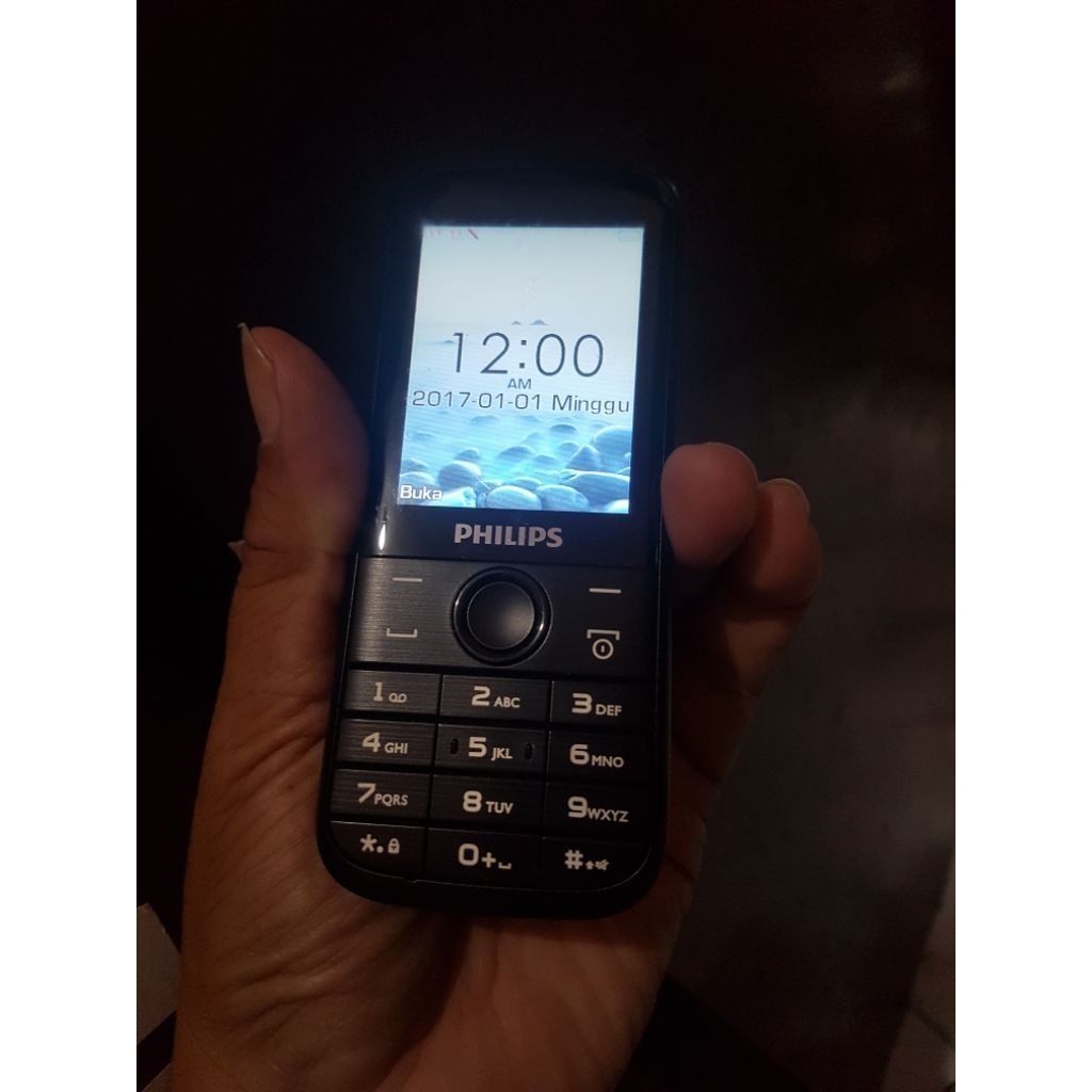 hp jadul antik Philip E160 dual sim normal