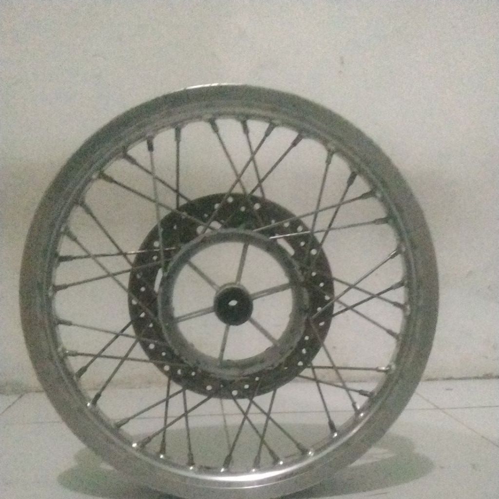 pelek set Tromol Ninja bekas copotan speda motor,