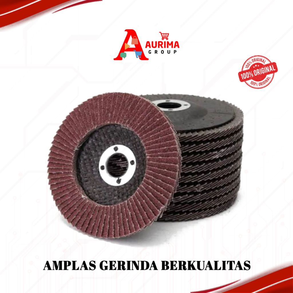 AMPLAS HAMPLAS GERINDA BULAT - AMPLAS FLAP DISK UNTUK BESI KAYU SERBAGUNA MUDAH DIGUNAKAN