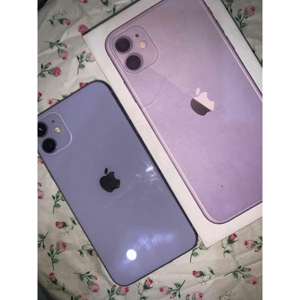 iphone 11 64gb  purple - bekas pemakaian pribadi