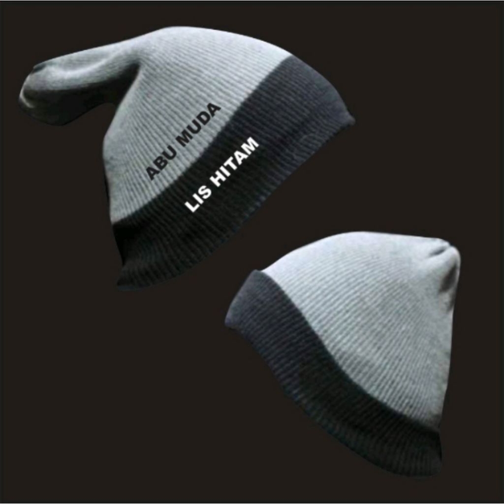 ALVI Topi Kupluk Dua Warna Topi Kupluk Polos Topi Kupluk Pria Topi Kupluk Pria Kupluk Wanita