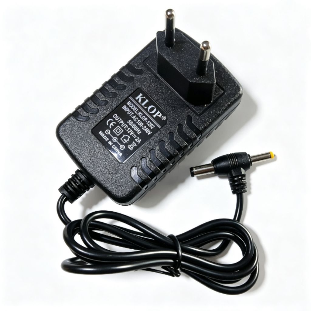 ADAPTOR 2A 12V 2 AMPERE 12 VOLT KLOP ASLI ORIGINAL KUALITAS BAGUS