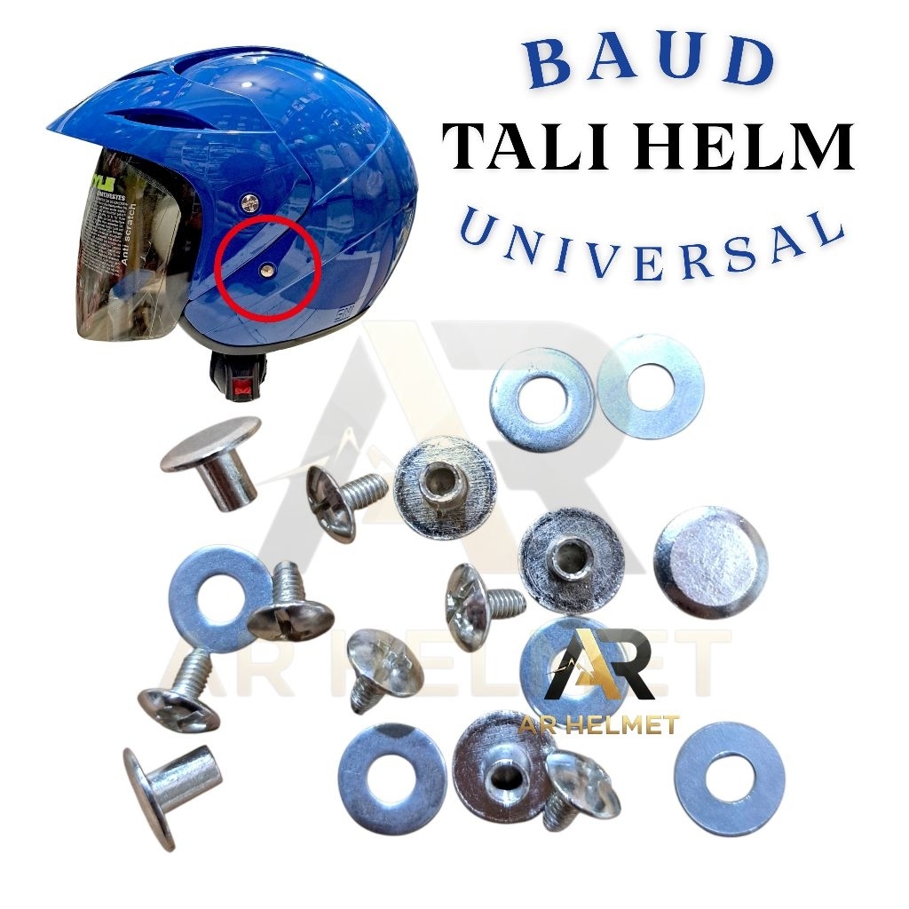 baud tali helm/kancing tali helm untuk semua jenis helm
