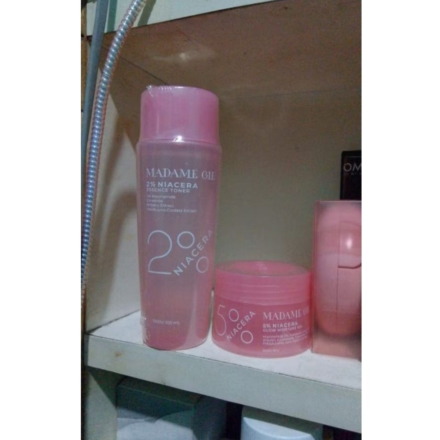 pakett glowingg! madame Gie toner + madame Gie moisturizer