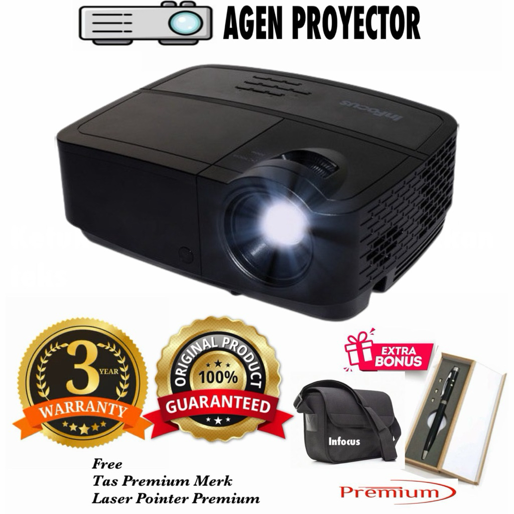 InFocus IN2126A Projector WXGA 3500 Lumens Proyektor Kantor Konferensi