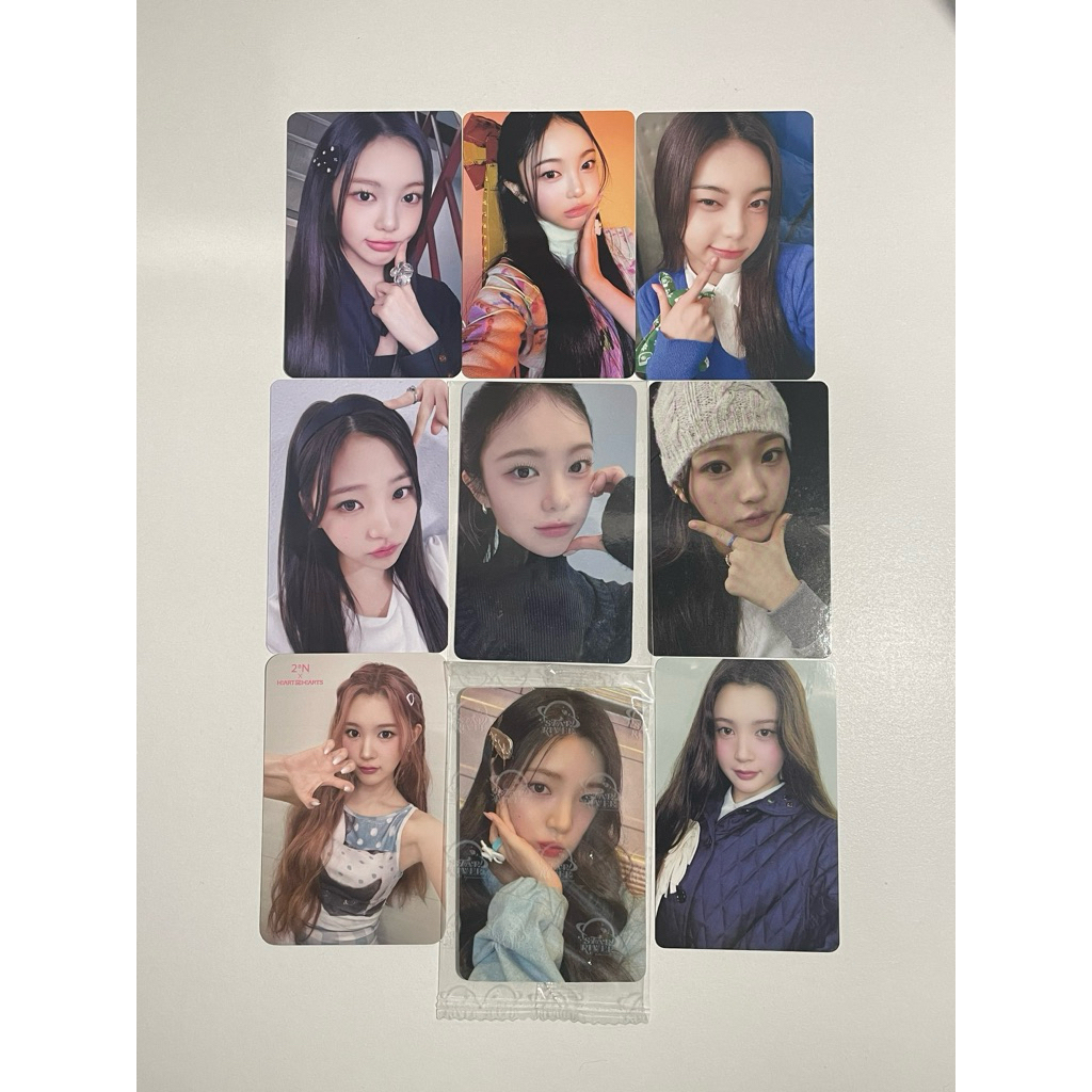 official photocard pc yuha ian stella ana h2h hearts2hearts