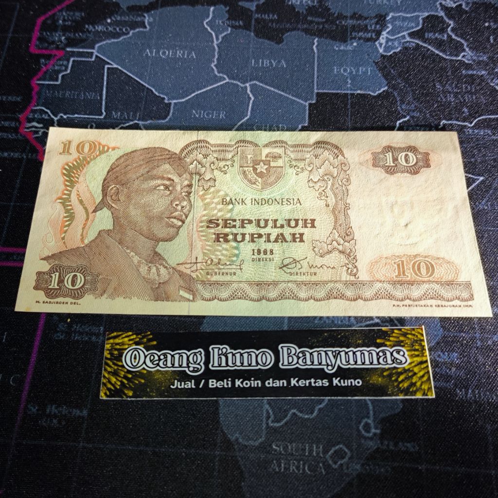 Koleksi 10 Rupiah Sudirman Tahun 1968 Gress Baru Mulus
