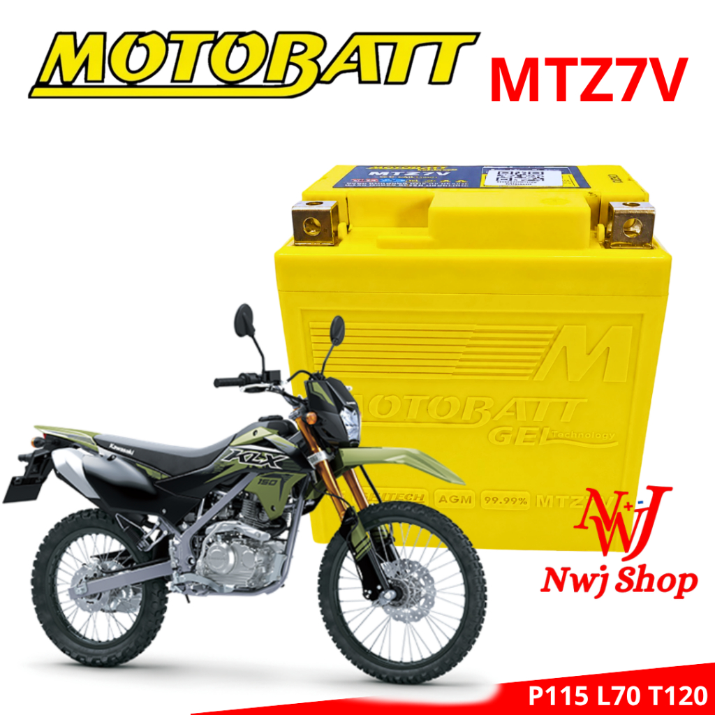 AKI KERING MOTOBATT KAWASAKI KLX 150 W175 D TRACKER KLX 250 KLX BF MTZ7V YTZ7V YTX7L MF