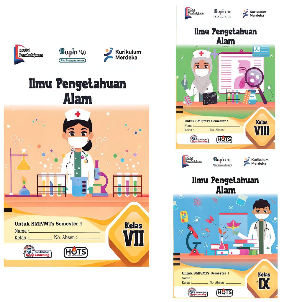 LKS SMP MTS IPA ILMU PENGETAHUAN ALAM KELAS 7 8 9 KURIKULUM MERDEKA SEMESTER 1 GANJIL TA. 26/27 | BP