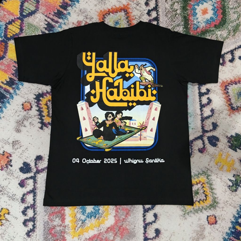 Whisnu Santika - Yalla Habibi Official T-Shirt (Yalla Size S)