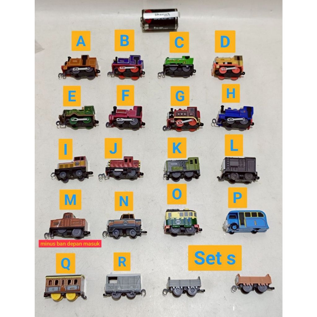 [/Pcs] Tomy capsule gashapon thomas Duke charlie duck bill , emily skarloey rosie sir handel , dart 