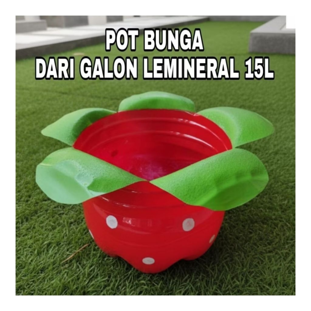 Pot Bunga Unik & lucu Dari Galon Le Minerale | Pot Tanaman Hias Murah Kekinian