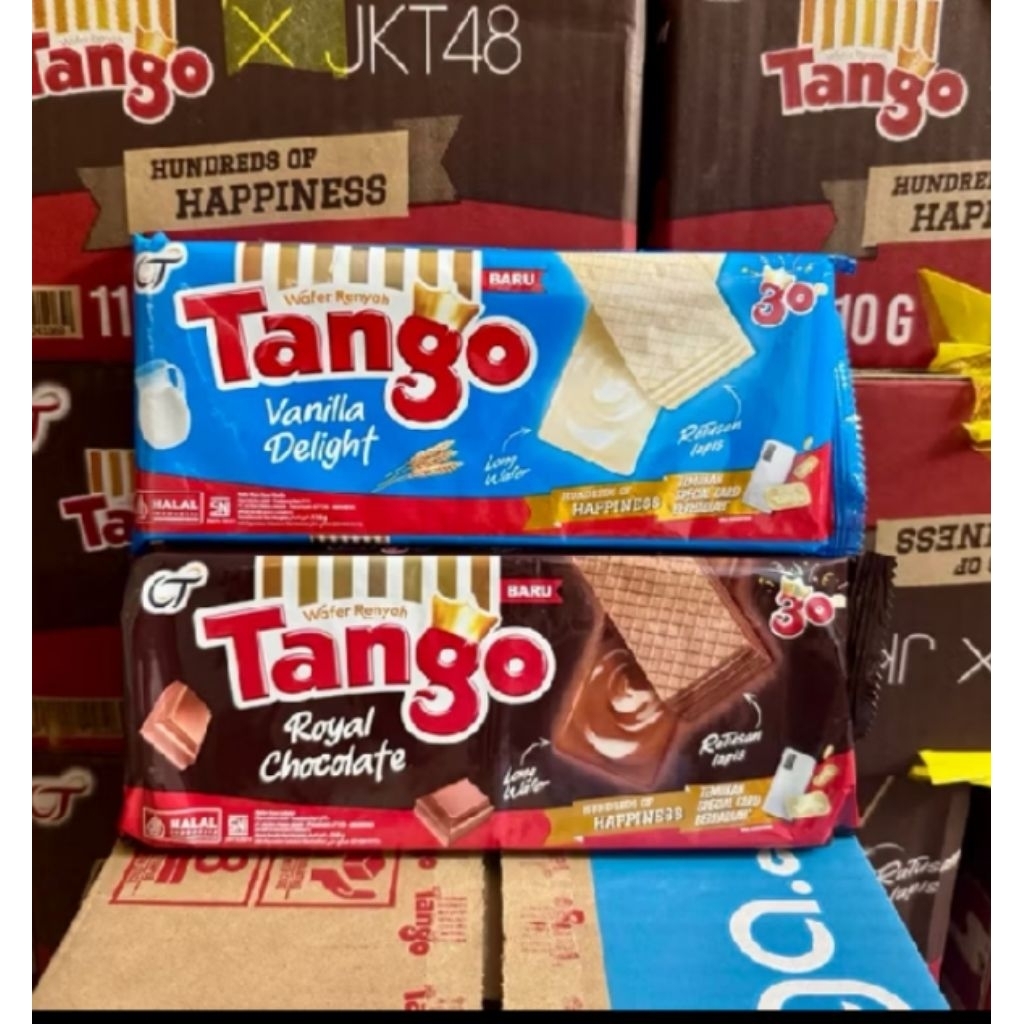 Wafer Tango Chocolate Vanilla 100gr 1 Dus isi 24 Pcs/Wafer Tango Hajatan/Wafer Tango 5000