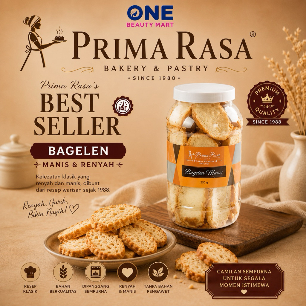 BAGELEN PRIMARASA BDG - KUE BAGELEN PRIMA RASA BANDUNG - BROWNIES KEJU MOCCA BUTTER KARTIKA SARI