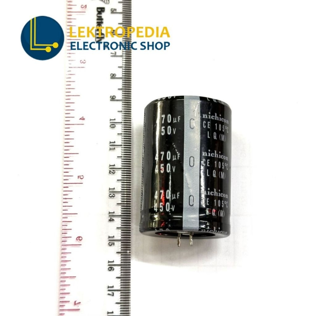 Elco 470uf 450v nichicon Kapasitor 470 uf mikro 450 v volt Elko 450volt