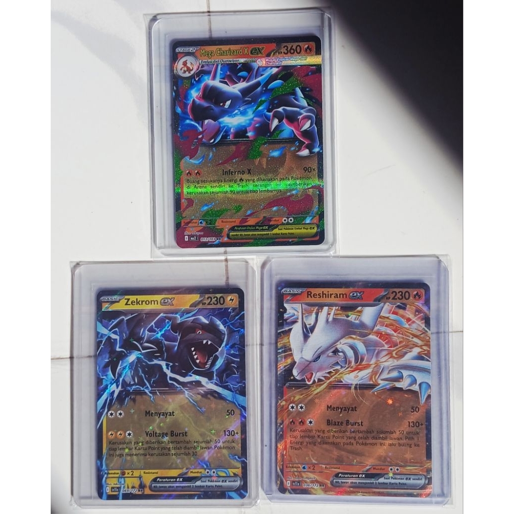 Set Charizard Zekrom Reshiram